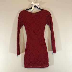 Red Lace Dress